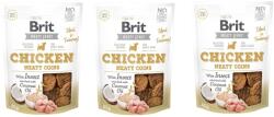 Brit Jerky Snack Pui cu insecte 3x80g
