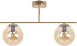 Kaja Grand lampă de tavan 2x10 W auriu-chihlimbar K-5411 (K5411)