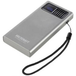VOLTCRAFT PB PD20WLCD-10000 Powerbank 10000 mAh Fast Charge, Power Delivery 2.0 LiPo Szürke-metál állapotjelző (VC-14685860)