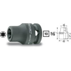 HAZET (880S-E14) Külső TORX Erő dugókulcs betét T 14 3/8 (10 mm)
