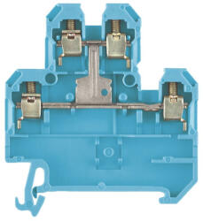 Weidmüller DK 4QV/35 BL átvezető 2 emeletes sorkapocs, 4mm2, kék 0363680000 (0363680000)