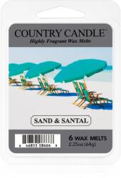 The Country Candle Company Sand & Santal ceară pentru aromatizator 64 g