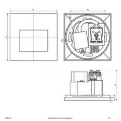 EVN (W840102) (W840102) LED-es fali beépíthető lámpa LED Fehér