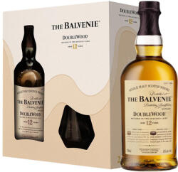THE BALVENIE 12 éves DoubleWood Whisky + pohár (0, 7L 40%)