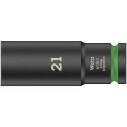 Wera 8790 C Impaktor Deep (05004837001) Belső hatlap Dugókulcs betét 21 mm 1/2 (12, 5 mm)