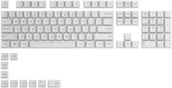 GLORIOUS GPBT Keycaps - 114 PBT, ANSI, US-Layout, Arctic White (GLO-KC-GPBT-W)