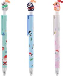 Nebulo Karácsonyi sapkás állatok nyomógombos golyóstoll (DTG-XMAS2-001) - officedepot