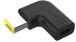 Conceptronic átalakító - ABBY15PC05 (USB-C to Lenovo Slim tip, 18-20V, PD: 100W, fekete) (ABBY15PC05)