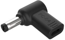 Conceptronic átalakító - ABBY15PC03 (USB-C to ASUS/Universal 5.5x2, 5mm 18-20V, PD: 100W, fekete) ABBY15PC04 (ABBY15PC04)