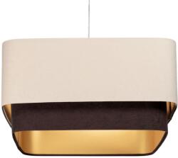 BPS Koncept Kwadro Duo Sue függőlámpa 1x60 W arany-barna-bézs KWD-016