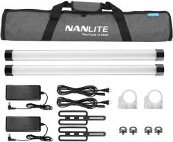 Nanlite Kit 2 Lampi LED Nanlite PavoTube II 15XR RGB