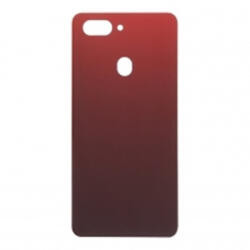 Oppo R15 akkufedél (hátlap) ragasztóval, piros (utángyártott)