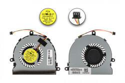 FCN HP 250 G3, 255 G3, Dell Inspiron 3521, 5521 gyári új hűtő ventilátor (3pin), beszerelési lehetőséggel, (753894-001, 074X7K)