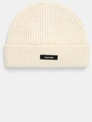 Calvin Klein gyapjú sapka bézs, gyapjú, K50K512360 - bézs Univerzális méret