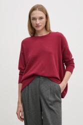 Sisley gyapjú pulóver könnyű, női, piros, 1044M103K - piros XS
