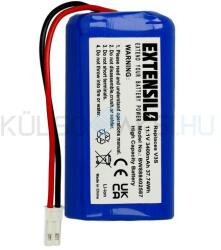 VHBW Akkumulátor Electropan ICP 186500-22F-M-3S1P-S - 3400mAh, 11.1V, Li-ion (WB-888402587)