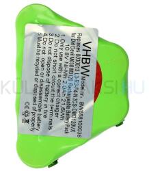 VHBW Akkumulátor Dirt Devil L3-R2-F4-N2, 0030013 - 2000mAh, 10.8V, NiMH (WB-888100036)