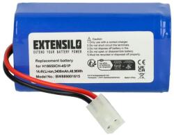 VHBW robotporszívó akkumulátor Xiaomi H18650CH-4S1P - 3400mAh, 14.4V, Li-ion (WB-889001615)