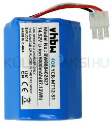 VHBW Akkumulátor iClebo YCR-M07-20W, YCR-MT12-S1 - 6000mAh, 14.52V, Li-ion (WB-888402627)