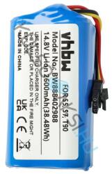 VHBW Csere akkumulátor Qihoo INR18650 M264S1P, LR-PAS0638W-EU, 2ASP4-S5 - 2600mAh, 14.8V, Li-Ion (WB-888402988)
