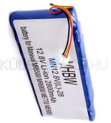VHBW Akkumulátor Moneual 12J003633 - 2800mAh, 12.8V, Li-ion (WB-800113815)