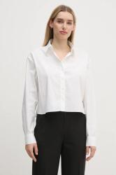 Calvin Klein pamut ing női, galléros, bézs, relaxed, J20J224623 - bézs M