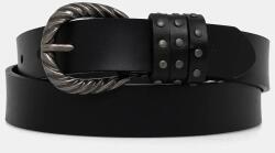 Pepe Jeans bőr öv HALSEY BELT fekete, női, PL020856 - fekete L