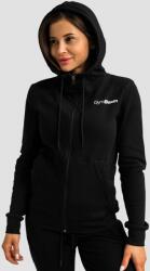 GymBeam Дамски суичър с цип Limitless Black S