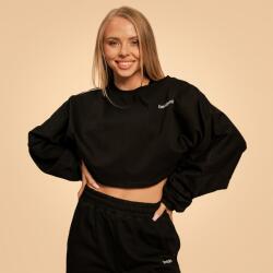 GymBeam BeastPink Дамски суичър Bliss Cropped Black S