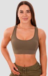 GymBeam Спортен сутиен Mesh Panel Olive XL