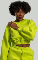 GymBeam STRIX Дамска блуза Lunar Cropped Chartreuse XXL