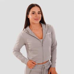 GymBeam Дамски суичър TRN Zip-Up Grey L