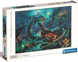Clementoni Clementoni: Víz alatti csata 3000db-os puzzle - High Quality Collection (33023C)