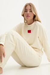 HUGO BOSS kapucnis pulcsi otthoni viseletre bézs, sima, 50523414 - bézs L
