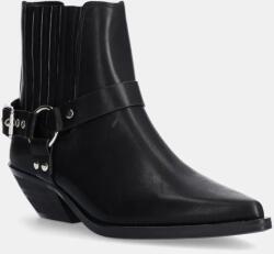 Answear Lab cowboy csizma fekete, női, magassarkú - fekete Női 37 - answear - 16 990 Ft