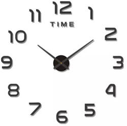 Ruhhy Elegáns 3D falióra, fekete