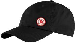 Fjallraven baseball sapka Fjällräven Logo Cap fekete, nyomott mintás, F13100181.550 - fekete L/XL