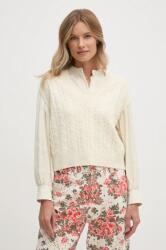 Benetton gyapjú mellény könnyű, bézs, 1244D4023 - bézs L