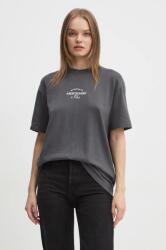 Abercrombie & Fitch pamut póló női, szürke, KI157-1200 - szürke XXS