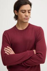 Michael Kors gyapjú pulóver könnyű, férfi, bordó, CF460F77AP - burgundia M
