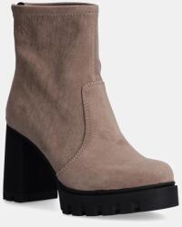 Calvin Klein Jeans bokacsizma HEEL PLATFORM ZIP BOOT SS barna, női, magassarkú, YW0YW01601 - barna Női 41
