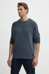 Calvin Klein pamut hosszúujjú szürke, sima, J30J326450 - szürke L