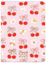 PLANALL Zsebnaptár PLANALL B/6 heti álló fehér lapos aranyozott Positive 2026 (21540) - papir-bolt