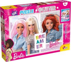 Lisciani Puzzle GLITTER Barbie - Cele mai bune prietene (108 de piese) Puzzle