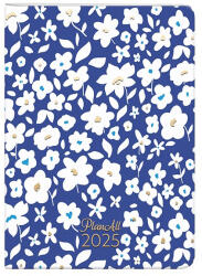 PLANALL Zsebnaptár PLANALL B/6 heti álló fehér lapos aranyozott Cardinal 2026 (21549) - papir-bolt