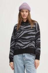 Desigual pulóver WINNIPEG női, fekete, 24WWJF20 - fekete L