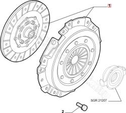 FIAT eredeti Kuplung szett FIAT BRAVO II (55209818)