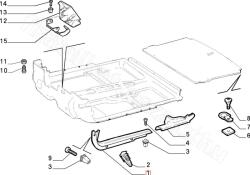 FIAT eredeti Küszöb borítás jobb FIAT BRAVA (735259485)