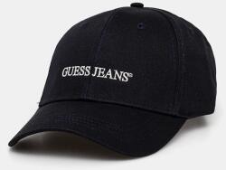 Guess Jeans pamut baseball sapka sötétkék, nyomott mintás, M4BZ26 WF8V1 - sötétkék Univerzális méret