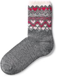 Vlnka Merino birkagyapjú zokni „szív szürke méret 40-42
